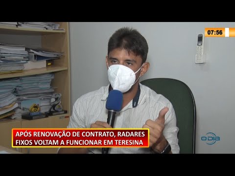 Radares fixos voltam a funcionar em Teresina, após renovação de contratos 18 02 2021