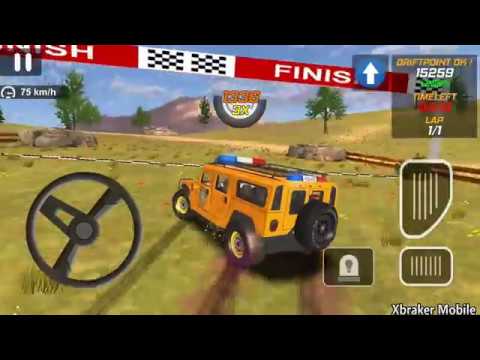 Police Drift Car Driving Simulator: Orange Police Hummer - Android GamePlay