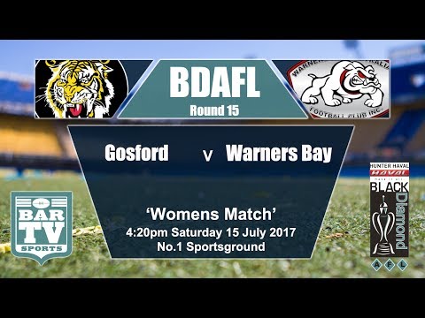 2017 Womens BDAFL Round 15 - Gosford v Warners Bay