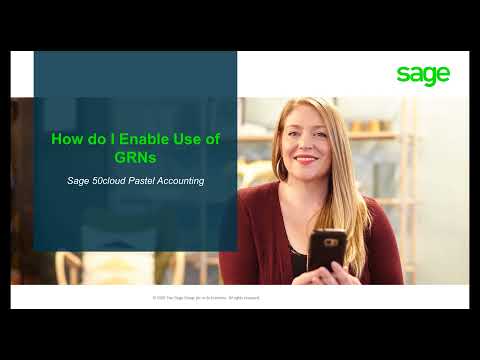 Sage 50cloud Pastel (ZA) - How do I enable use of Goods Received Notes?