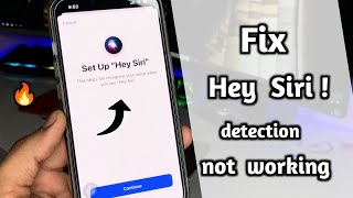 Hey Siri !....  Detection Not working in iPhone - Fixed 🔥🔥