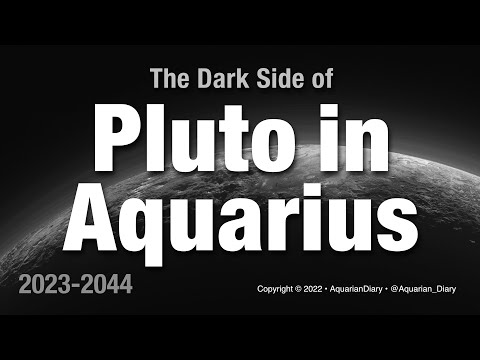 The Dark Side of Pluto in Aquarius: 2023 - 2044