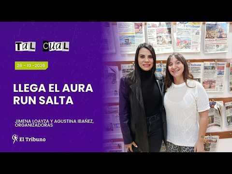 Nos visitaron Jimena Loayza y Agustina Ibañez, organizadoras de Aura Run Salta