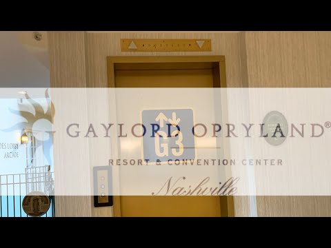 Modernized Dover glass elevators at the Gaylord Opryland Resort, Nashville Tennessee