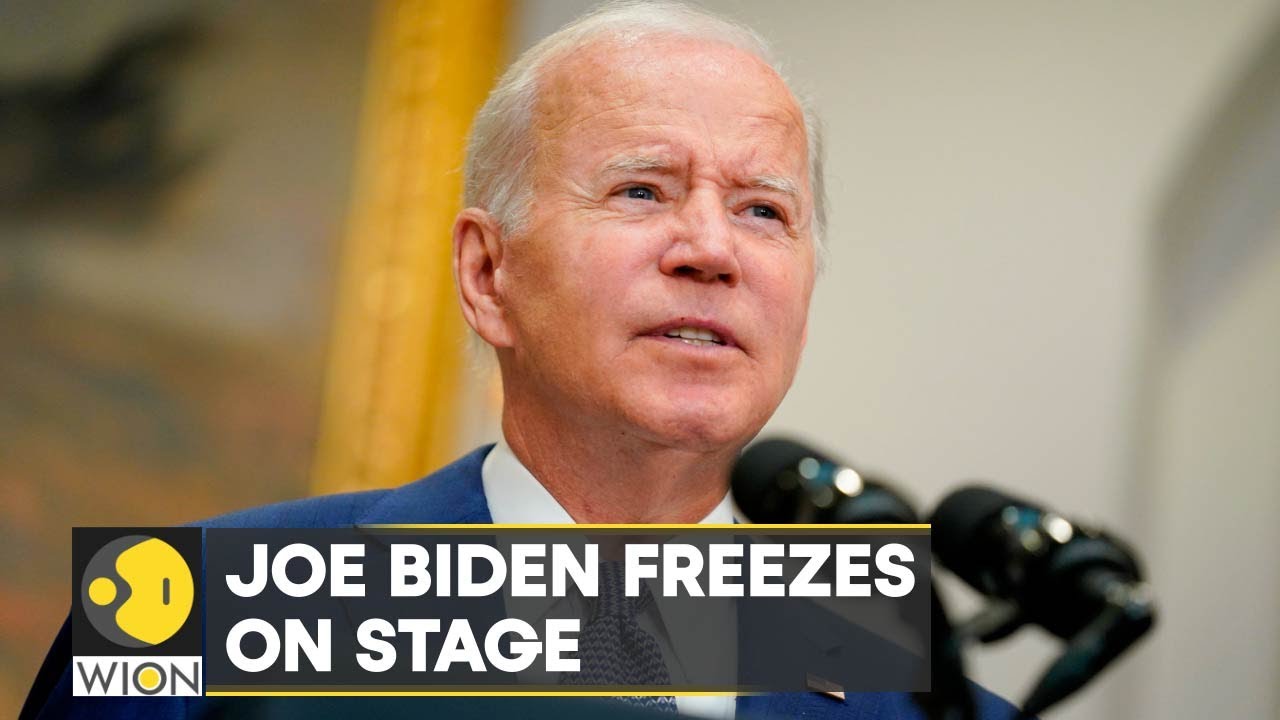 US President Joe Biden gets confused on stage, looks for dead lawmaker in crowd | Latest News | WION