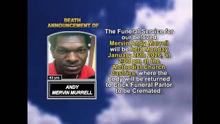 Andy Mervin Murrell ~ Short Obituary