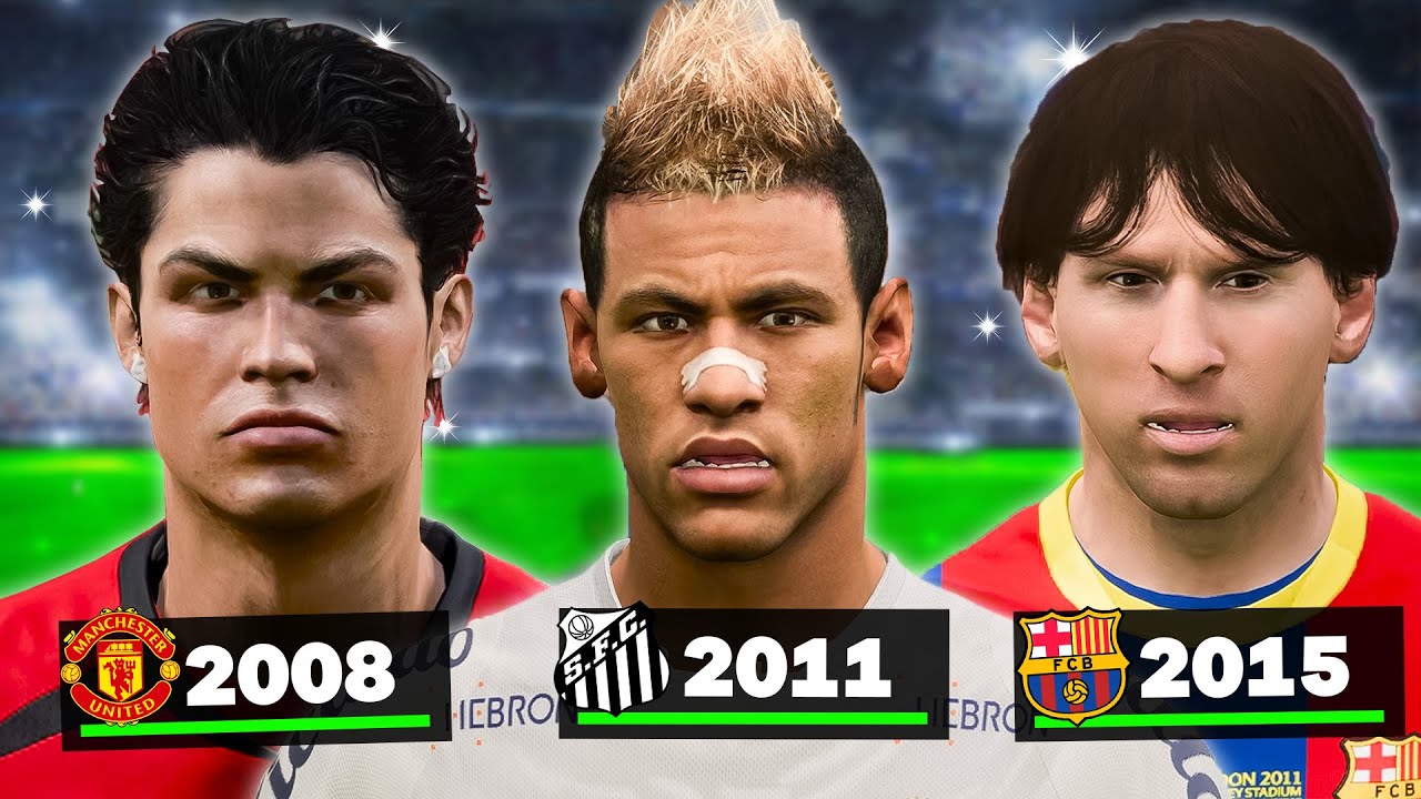 Coloquei CRISTIANO RONALDO, MESSI e NEYMAR no mesmo TIME 🤣