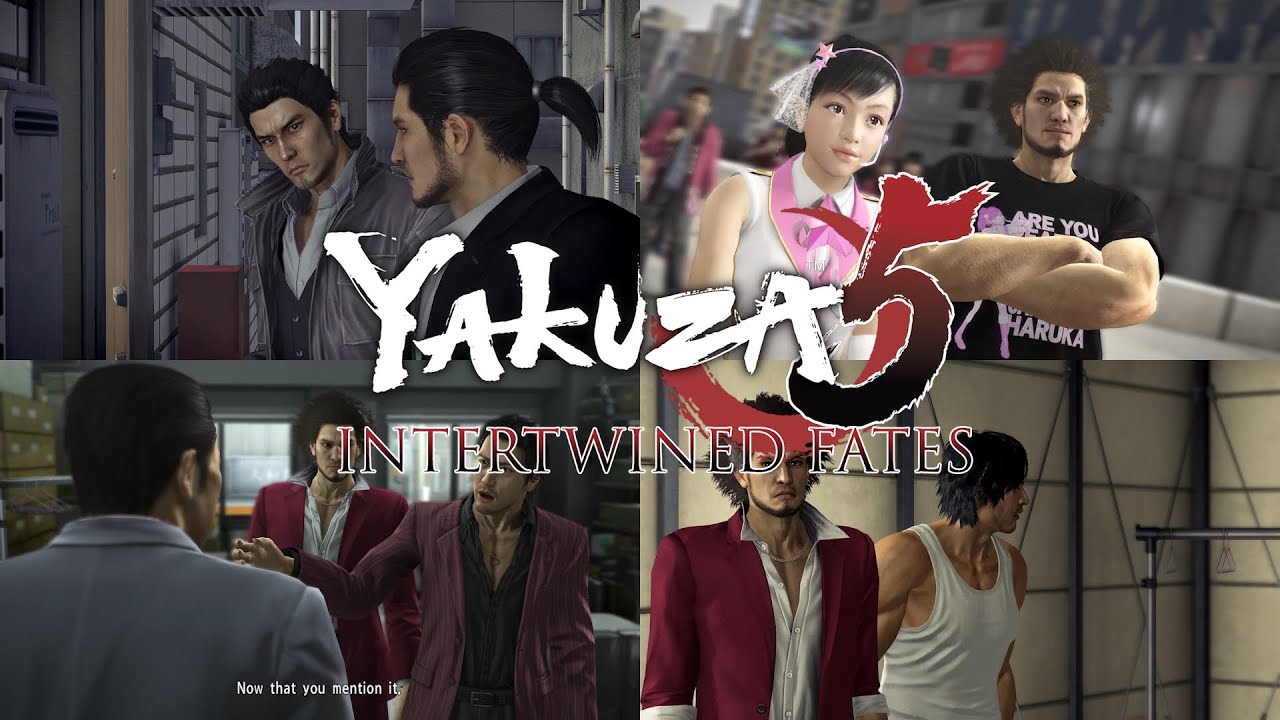 Yakuza 5 Co-op: Intertwined Fates (Almost) All New Cutscenes - YouTube