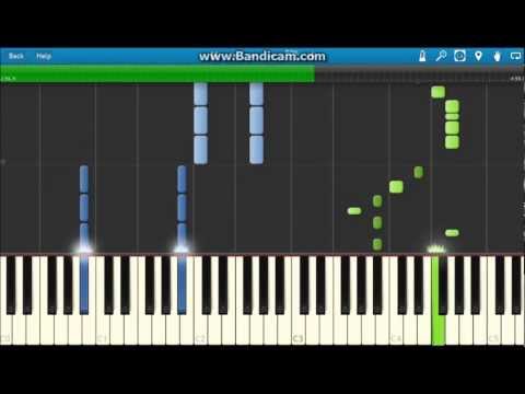 Calvin Harris - I Need Your Love, Synthesia. 50% Speed (Simple)