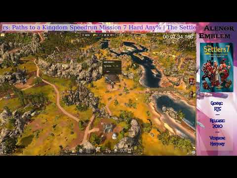 The Settlers: Paths to a Kingdom Speedrun Hard Mission Storm over the Meadows 15.25 (current WR)