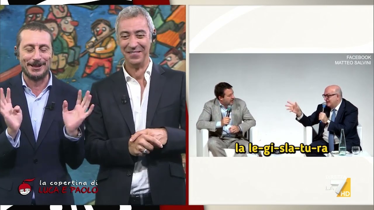 Luca e Paolo sul video virale di Salvini: "Pensa se Sechi gli avesse chiesto sette per sette..."