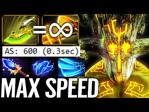 🔥 600 AS 0.3sec MAX Speed Swift BLink Aghanim JUGGERNAUT - WTF Crazy Endless Slashes 7.29 Dota 2 Pro