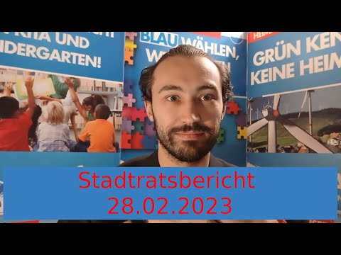 Stadtratsbericht AfD Marktredwitz 28.02.2023