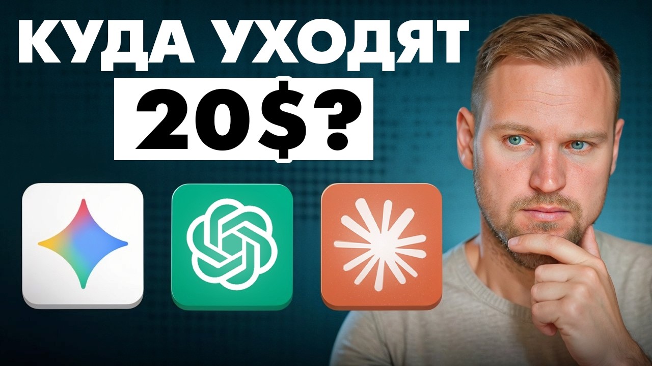 YouTube: ChatGPT vs Claude vs Gemini: Большой разбор подписок (Что выбрать в 2026?)