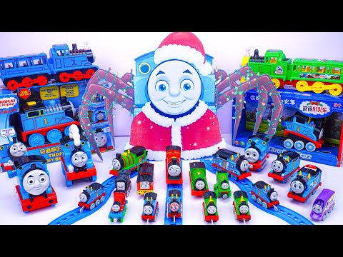 🚂💙 Thomas & Friends Track Toys Collection ASMR | Spider Thomas vs Action Town 🚂🕸️🌈 Epic Toy Showdown