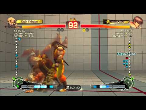 Xo TG oX(Gouken) VS OTinhoso(Guy) SSF4 AE 2012 Live