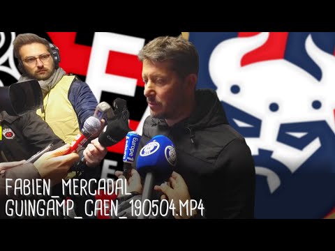 FABIEN MERCADAL RÉAGIT APRÈS GUINGAMP - CAEN (0-0) / Ligue 1 - 4 mai 2018