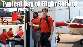 A Day in the Life at Flight School | Student Pilot Vlog ✈️ Studying, Flights, Ground School