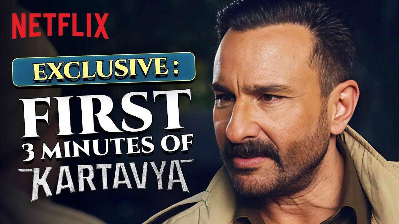 First 3 Minutes Of Kartavya Ft. Saif Ali Khan's B'day 👀🗡️ | Netflix India