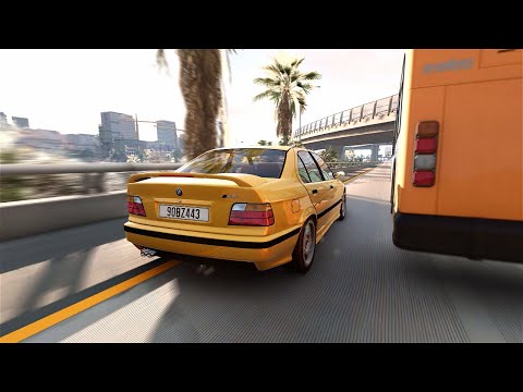 Realistic Car Crashes and Overtakes #1 - BeamNG Drive
