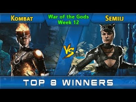 Kombat (Firestorm) Vs Semiij (Catwoman) - TOP 8 - Injustice 2 - WOTG S2W12