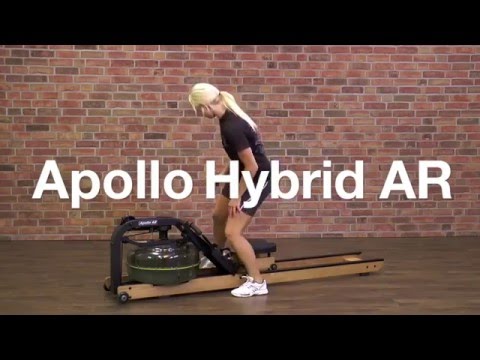 Гребной тренажер First Degree Fitness Neon PRO Plus, черный - Видео 1