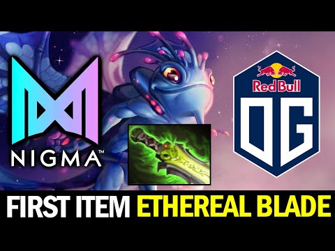 PUCK Ethereal Blade First Core Item — NIGMA vs OG