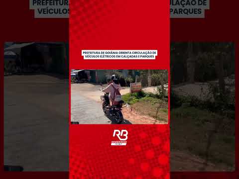 Prefeitura de Goiânia orienta circulação de veículos elétricos em calçadas e parques