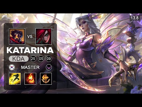 Katarina vs Viktor Mid - KR Master - Patch 13.8 Season 13