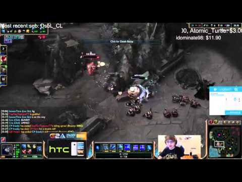 Aphromoo + Lee Sin 2v1 Riven Intense Fight