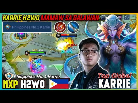 🇵🇭 PHILIPPINES NO. 1 KARRIE H2wo Pinakitaan ang Kalaban sa Karrie, Imba True Damage