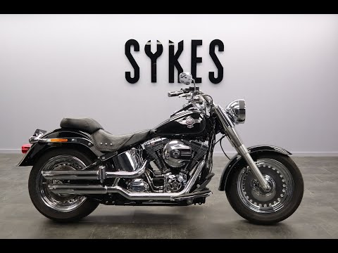 2016 Harley-Davidson FLSTF Softail Fat Boy in Vivid Black