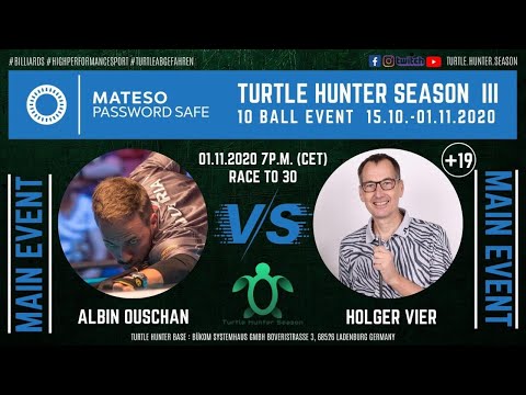 Turtle Hunter Season III - Final Match: Ouschan Albin vs. The Turtle "Holger Vier" powered by REELIV