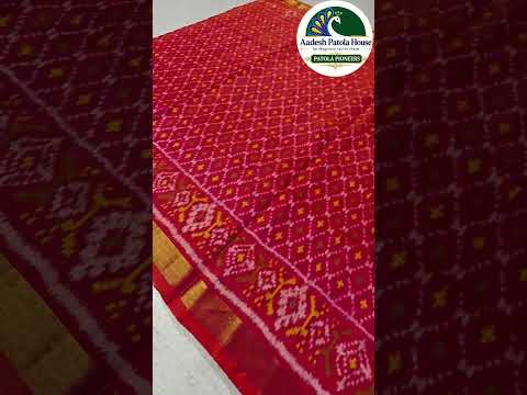 Peach Colour Daliya Bhat Motifs Single Ikat Dress Dupatta