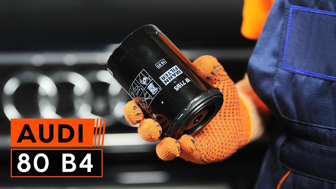 Jak vyměnit motorový olej a olejový filtr na Audi 80 B4 – návod k výměně