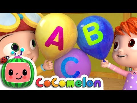 Abc Song With Balloons Cocomelon Abckidtv Nursery Rhymes