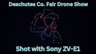 "Capturing the Magic: Using Sony ZV-E1 for Nighttime Drone Delights at Deschutes Co. Fair