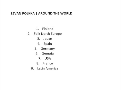 Levan Polkka | Global Edition 2021 | Europe, Asia & America