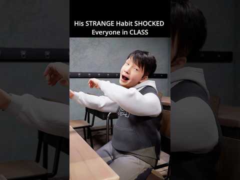 His STRANGE Habit SHOCKED Everyone in CLASS 💀 #shortsfeed #funny #story