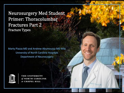 Neurosurgery Medical Student Primer: Thoracolumbar Fractures Part 2, Fracture Types