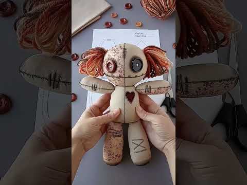Handmade Voodoo Doll #shorts #creepycute