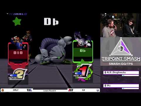 ORLY (Falcon) vs C# (Meta Knight) - Tripoint Smash 42 PM Losers Top 8