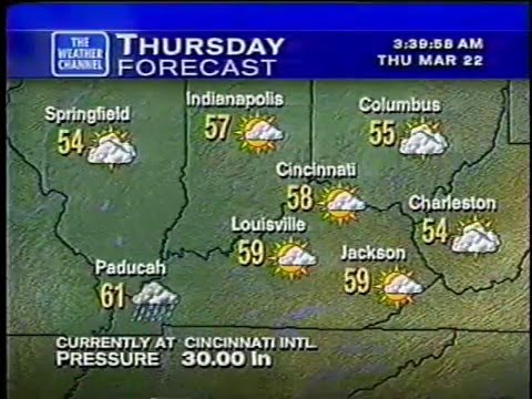WeatherStar XL from Cincinnati, OH - Mar 22, 2001 (Fun To Be Happy)