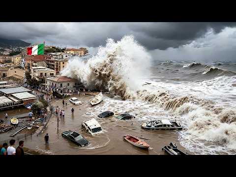 TRAGEDY in ITALY ❗ 3 Rivers Overflow as Floods ENGULF Calabria — Homes & Streets Submerged!