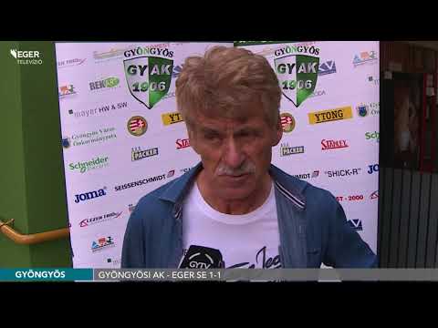 Gyöngyösi AK - Eger SE 1-1 - 2018.08.29.