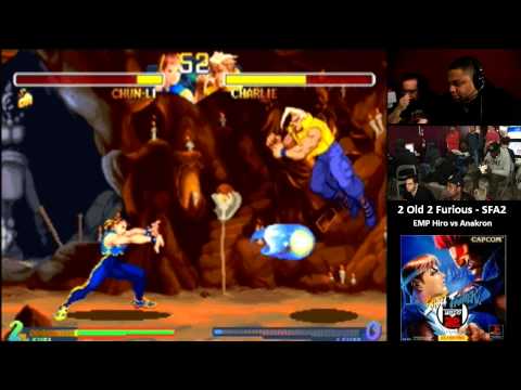 SFA2 @ 2 Old 2 Furious - EMP Hiro (Chun-Li) vs Anakron (Charlie)