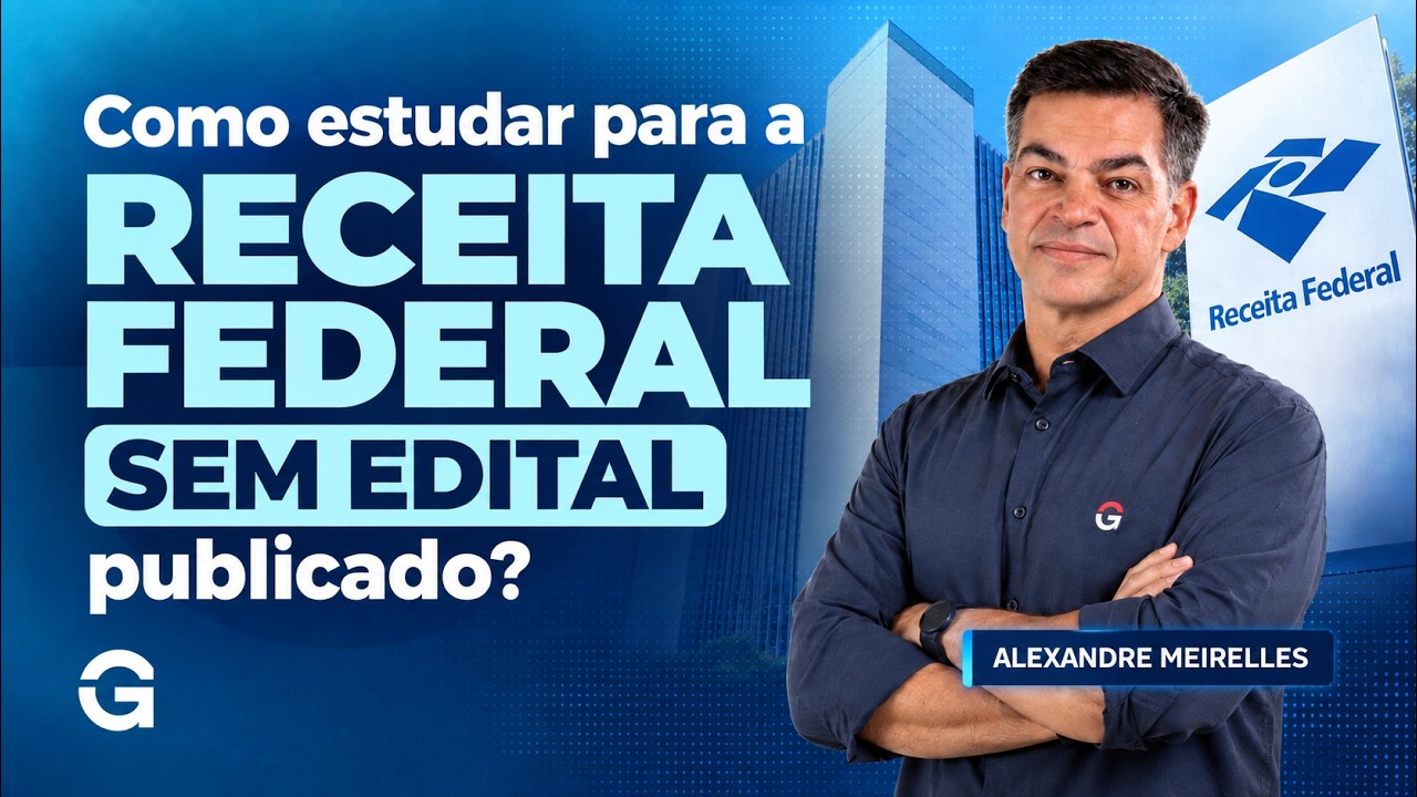 Como estudar para a Receita Federal SEM EDITAL publicado?
