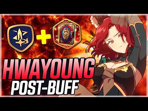 HWAYOUNG POST-BUFF WITH RIPOSTE SET (WE HAVE A NEW CLOWN?!) - Epic Seven