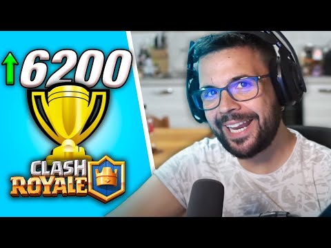 si Torna a Scalare , Sopra i 6200 TROFEI in CLASH ROYALE