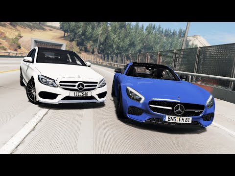 Loss of Control Car Crashes 32 - BeamNG Drive